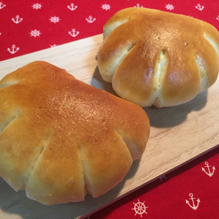 ふんわり甘い！手ごねでクリームパン